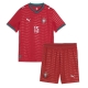 Billige Fotballdrakt Portugal Joao Neves #15 Replika Hjemmedraktsett Barn VM 2026 Kortermet (med bukser)
